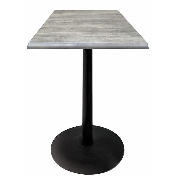 36" Tall In/Outdoor All-Season Table, 36" x 36" Square Greystone Top